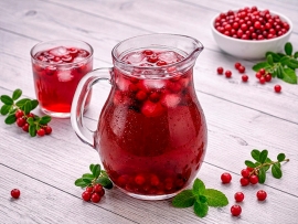 Морс из брусники