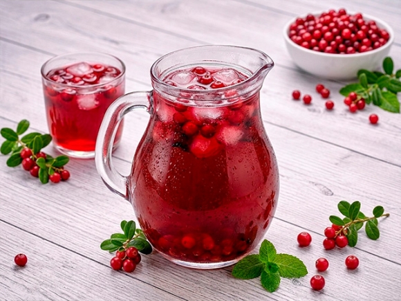 Морс из брусники