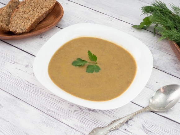 Суп пюре с чечевицей 
